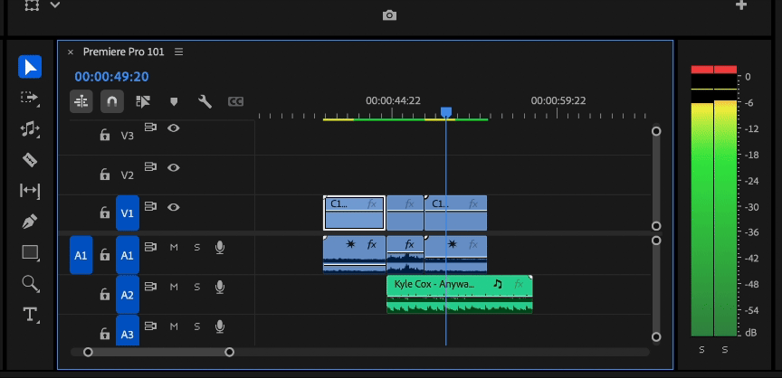 プレミアプロの音量調整のやり方 Premiere Pro Audio Volume 2
