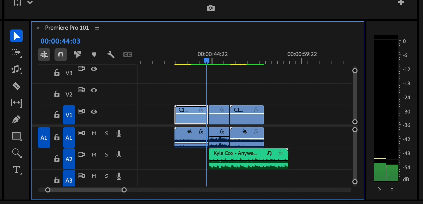 プレミアプロの音量調整のやり方 Premiere Pro Audio Volume 4