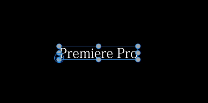 Premiere Proでテキストを入れる。 Premiere Pro Text 4