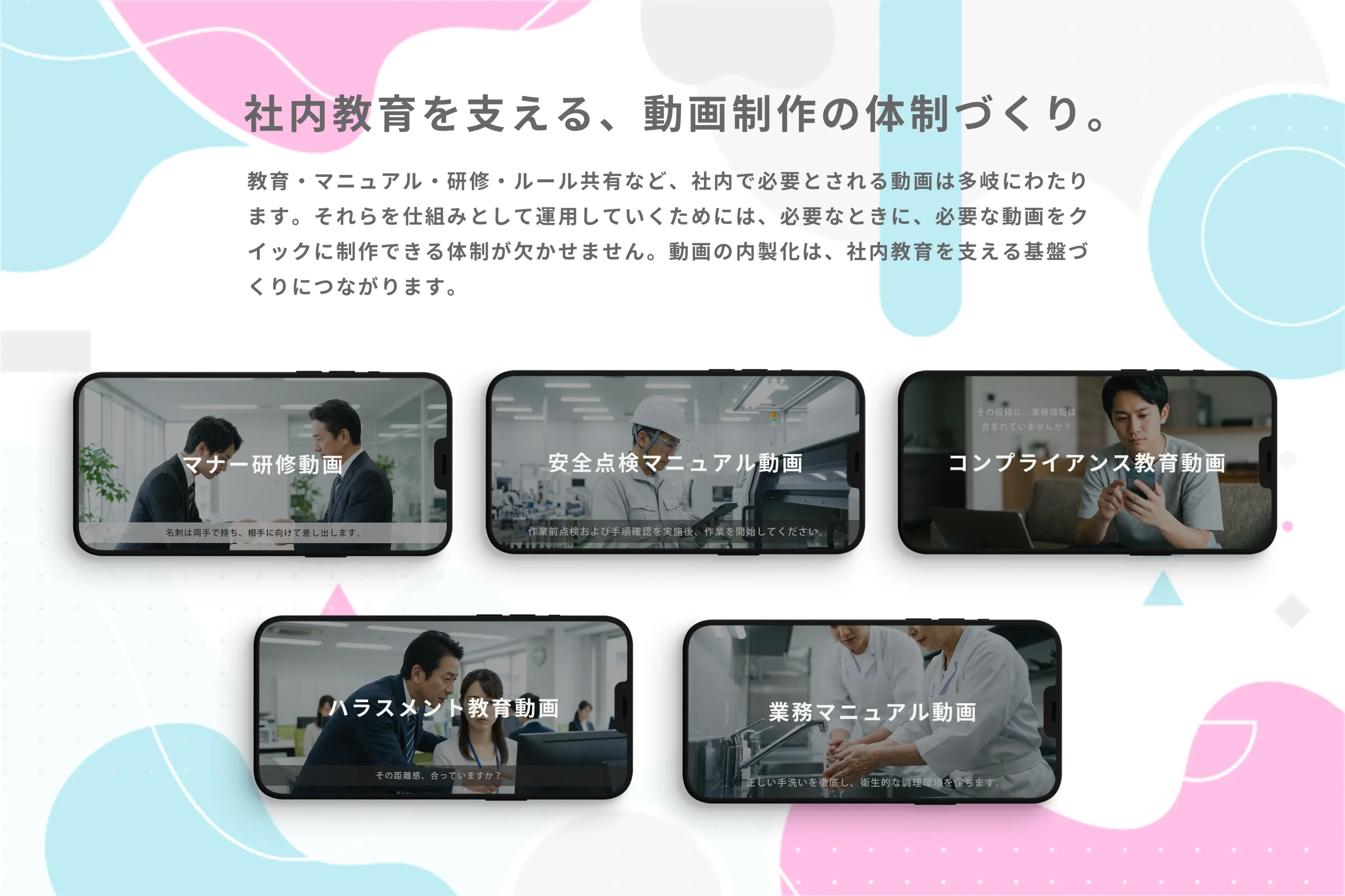 マニュアル・教育動画